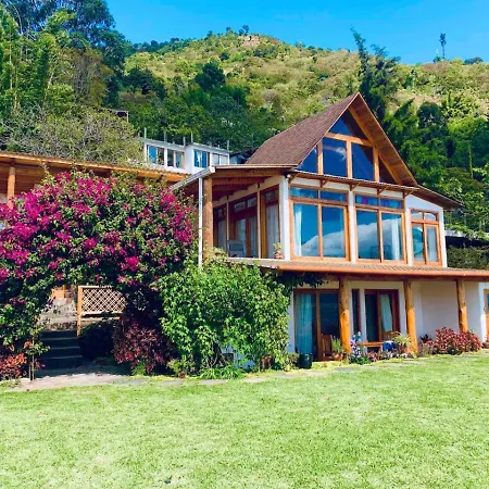 Casa De Los Angeles San Marcos Atitlan Lakefront Retreat San Marcos La Laguna Buitenkant foto